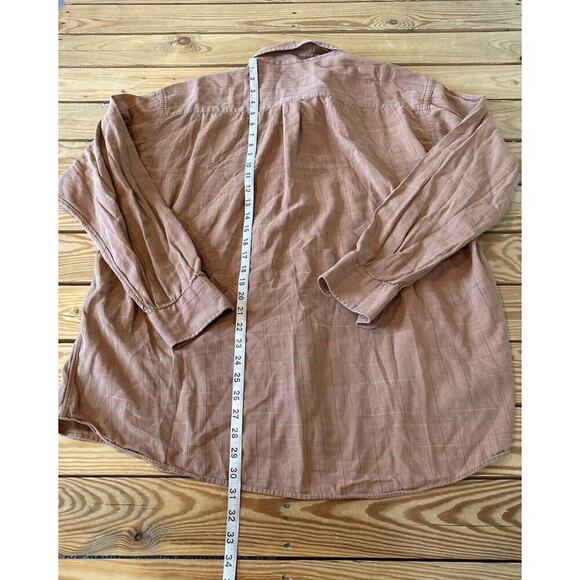 Vintage Gitman Brothers Button Down Shirt Size XL Men’s Brown Long Sleeve - Picture 6 of 8